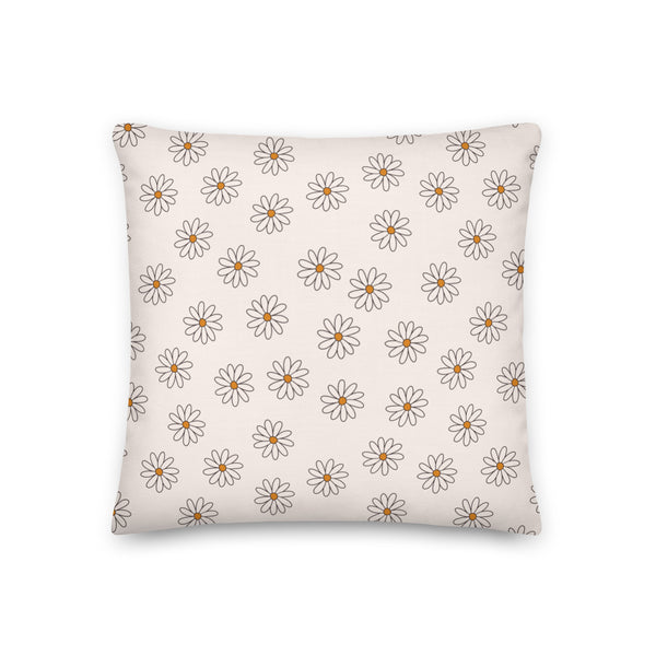 Mushy Ghosts w/ Daisies Premium Pillow