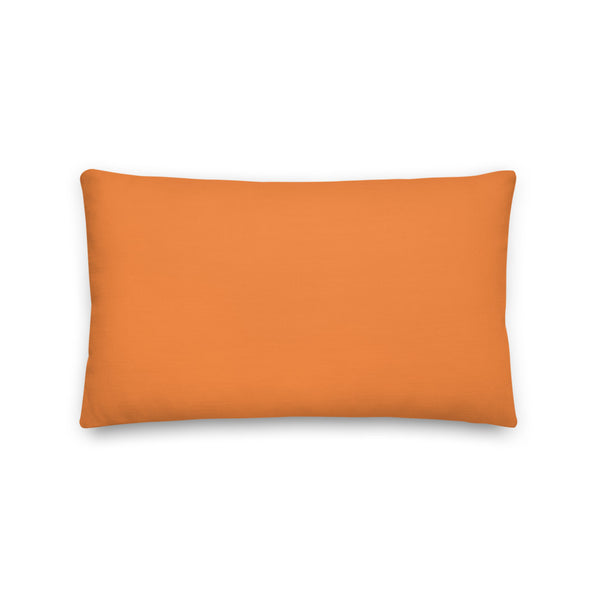 Orangecicle Monstera Premium Pillow