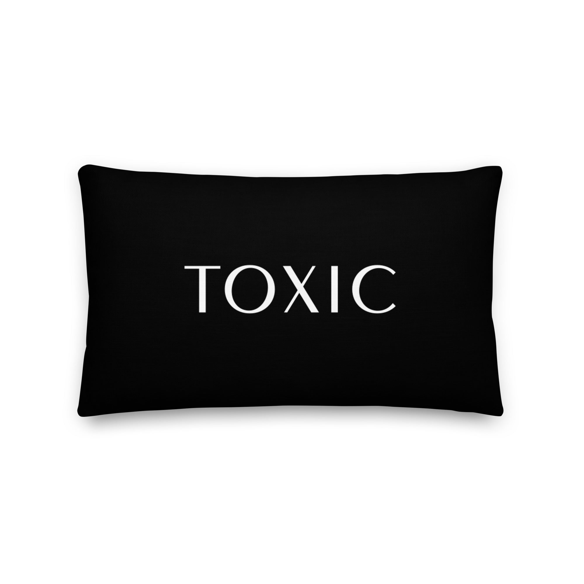 Toxic Black and White Premium Pillow