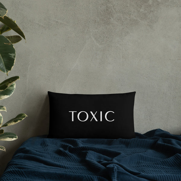 Toxic Black and White Premium Pillow