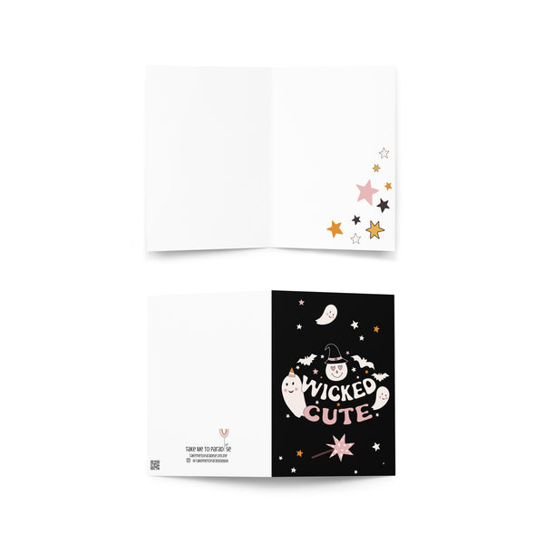 Wicked Cute 5" x 7" Greeting card